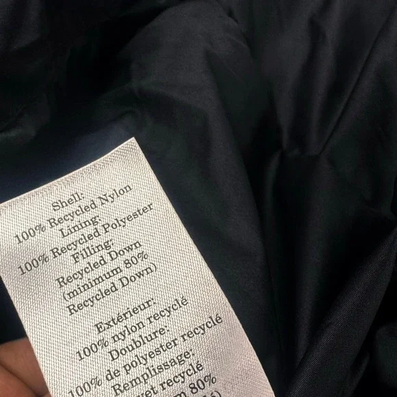 Copied - Everlane the Long Re:down Puffer Coat Long Sleeves Black Size L NWT